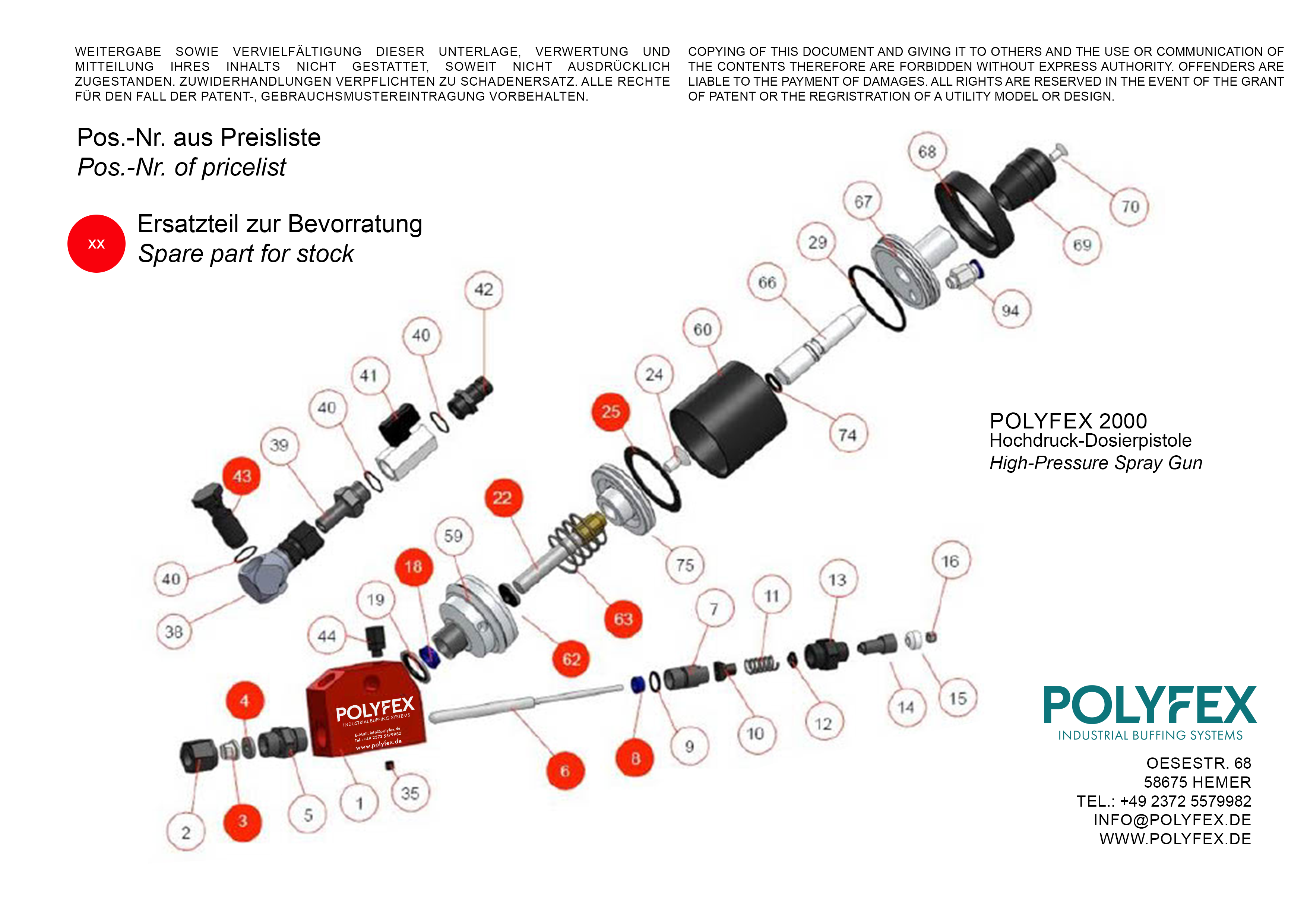 polyfex2000 teile
